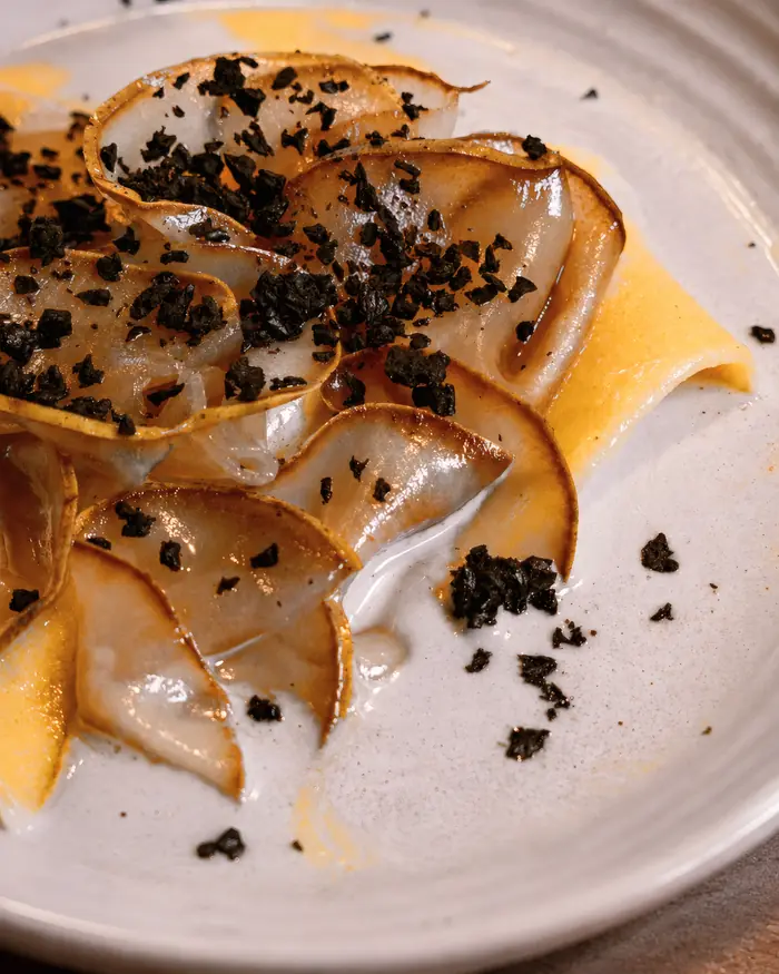 Ravioli with truffle in a cream sauce, Shaffa GastroBazar, Balangan, Bukit