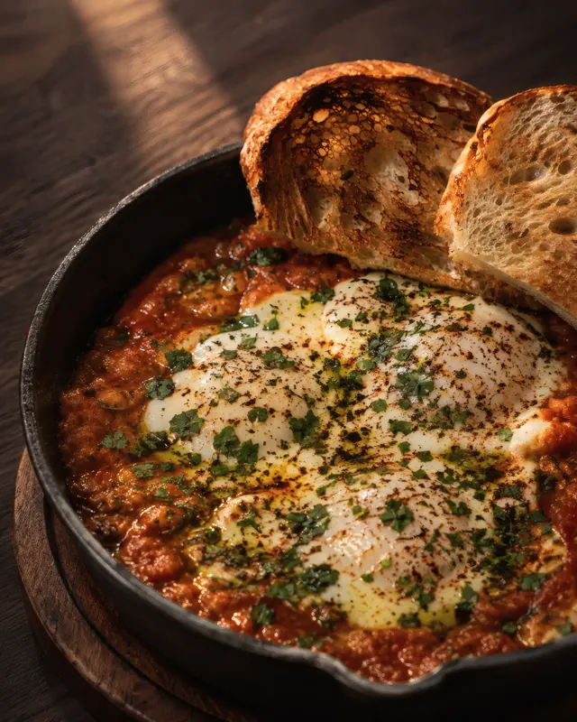 Shakshuka, Shaffa breakfast